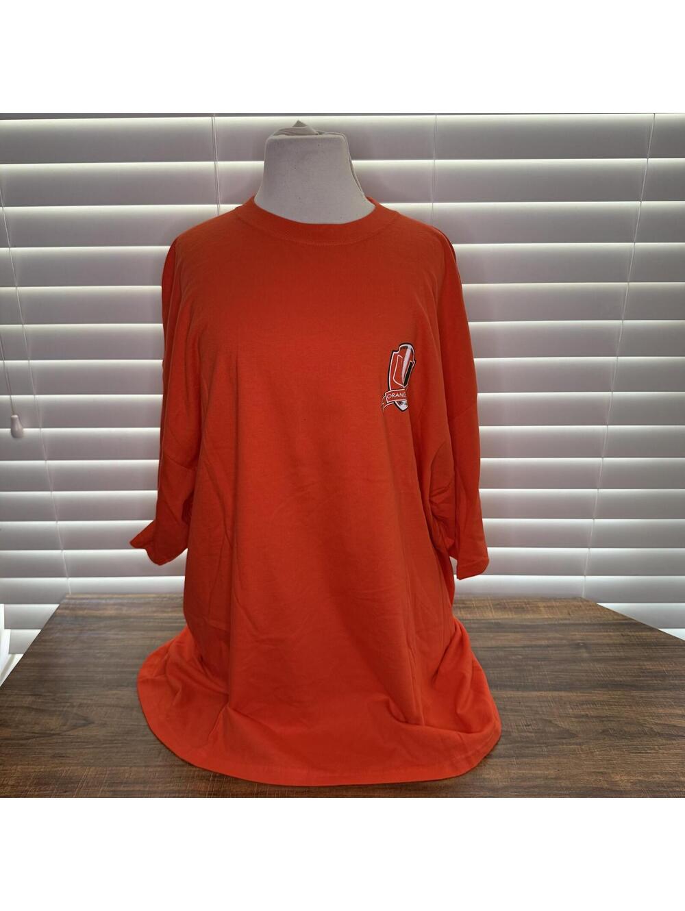 NWT Vintage Miami Orange Bowl 1937-2007 Orange T-Shirt XXL